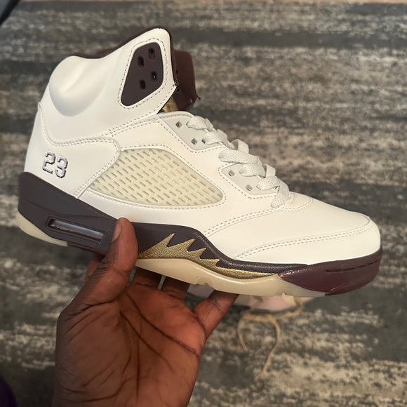 Jordan White and Brown Sneakers for Casual Style